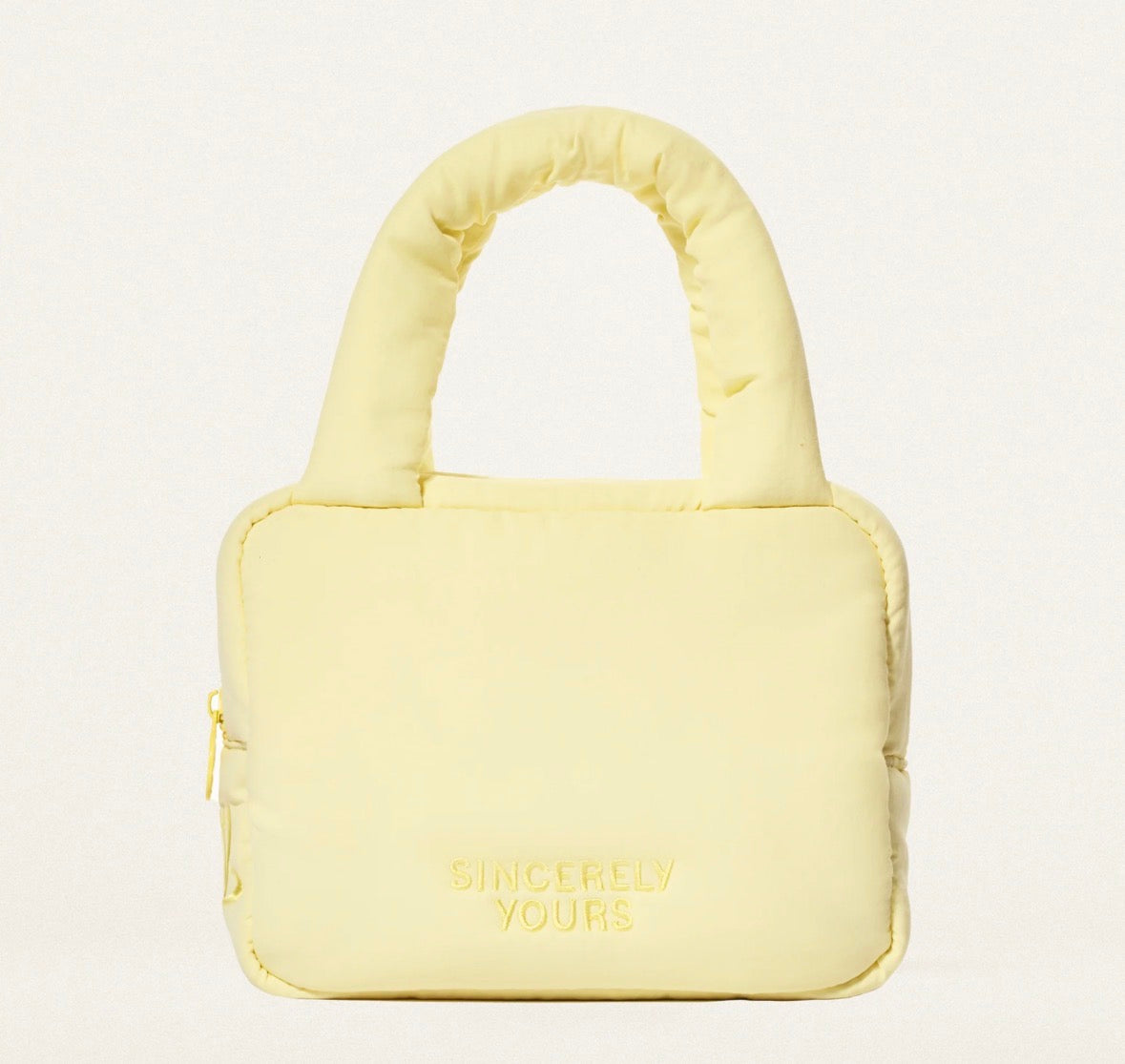 Sincerely Yours Cloud Case Travel Bag Butter Up Yellow - IN STOCK