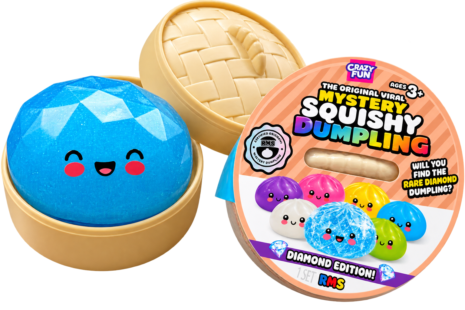 Diamond Edition Squishy Dumpling IN STOCK